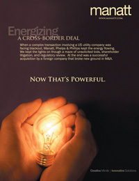 print: Manatt energy forum ad