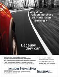 print: Investors Business Daily ad sales